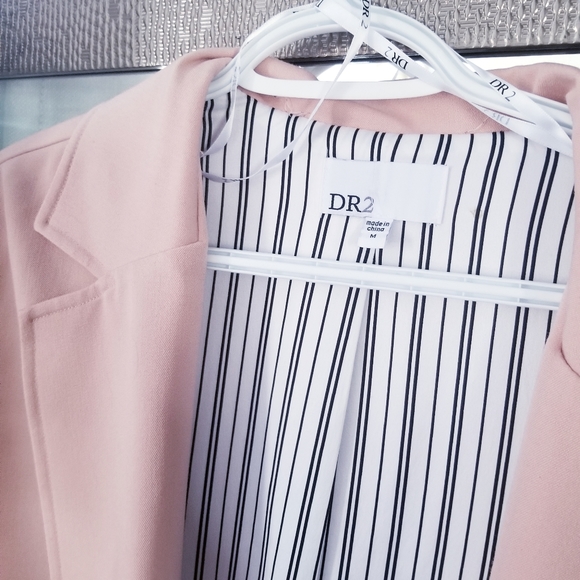 DR2 pink overcoat jacket trenchcoat - Picture 7 of 8